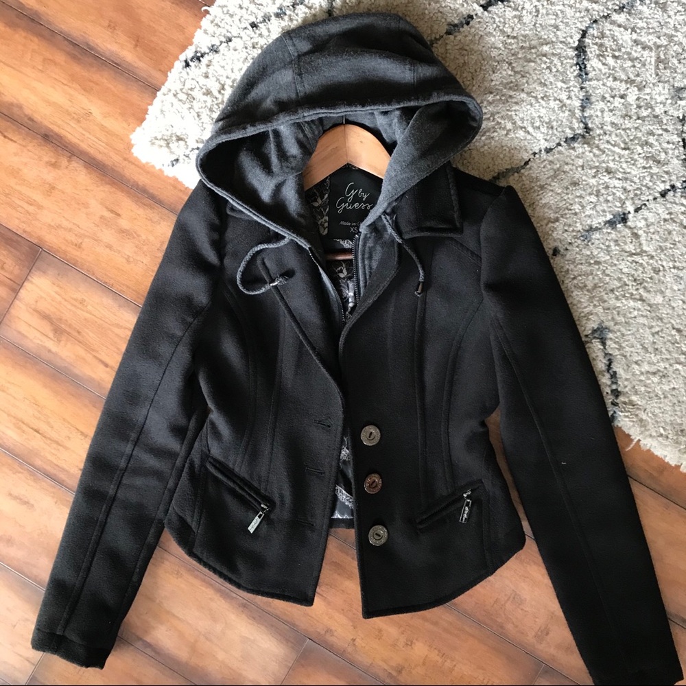 G by Guess cropped jacket coat (XSmall)